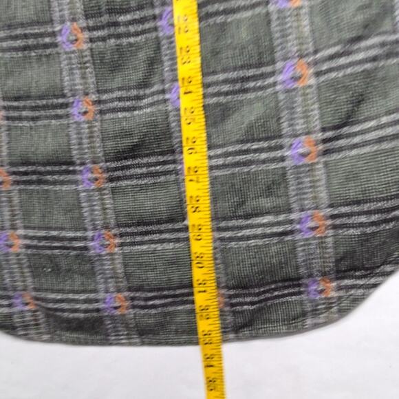 The Territory Ahead Men's XL Plaid Button Up Gray Cotton Casual Flannel Shirt - Picture 9 of 9